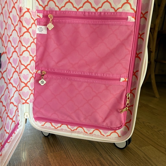 Roller Rabbit Target Pink Hard-Shell Carry-On Luggage - Picture 4 of 5